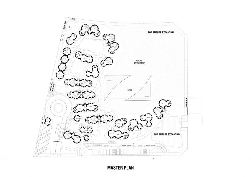 Plan of the Al Fanar School in Dubai by Emkaan