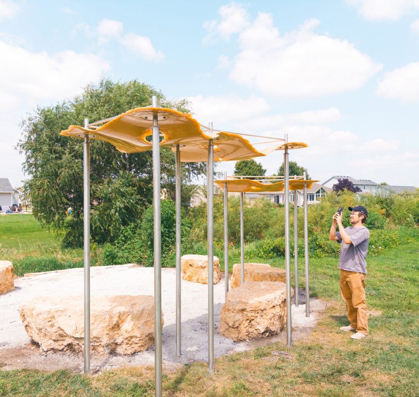 Resin pavilion in Iowa