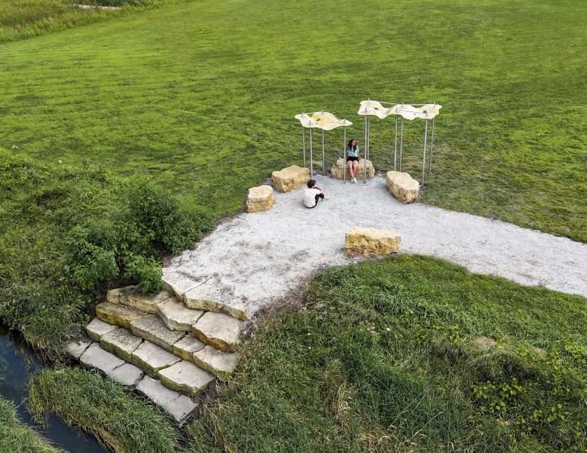 Resin pavilion in Iowa