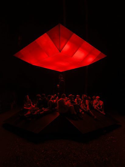 Pulse installation at Houghton Festival by EBBA's Benni Allan