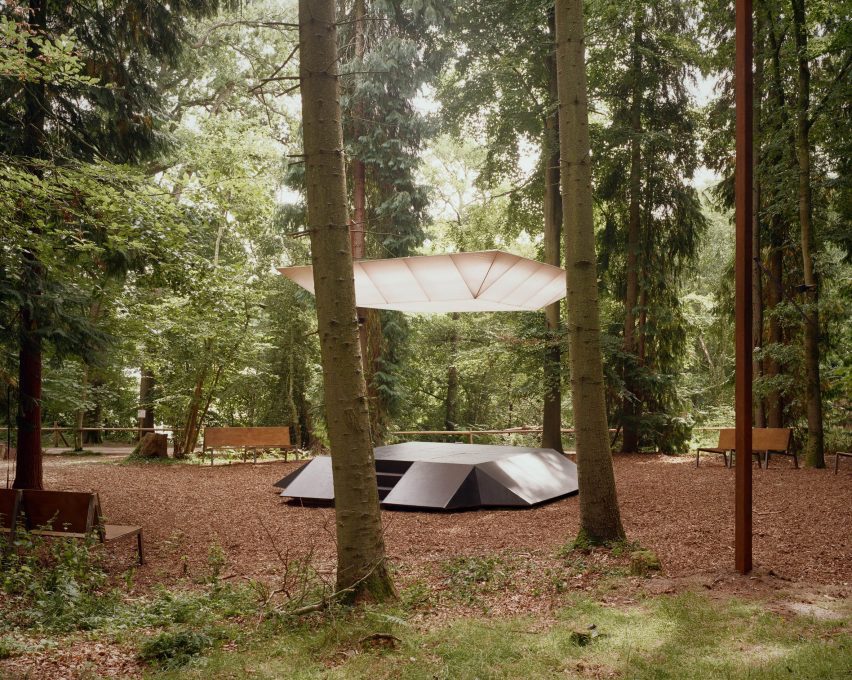 Pulse installation at Houghton Festival by EBBA's Benni Allan