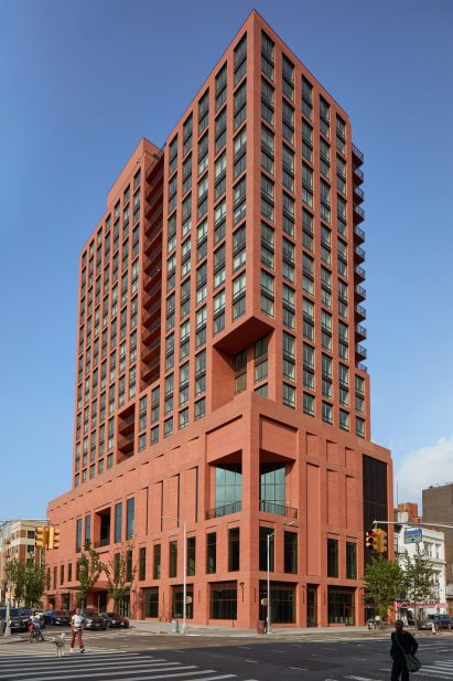 Brick tower in Harlem