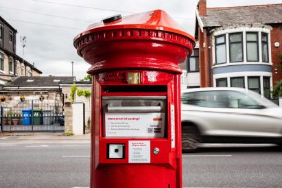 Solar-panelled postbox by Royal Mail