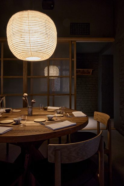 Private dining room at Shii restaurant in Helsinki by Joanna Laajisto