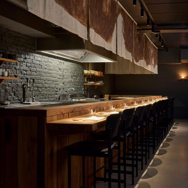 Counter at Shii restaurant in Helsinki by Joanna Laajisto