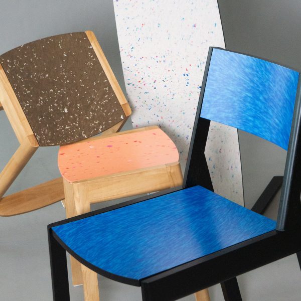 Collection of colourful chairs