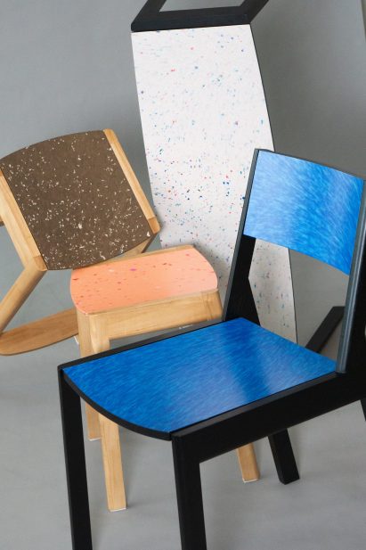 Slab seating collection by Jumphol Socharoentham for More