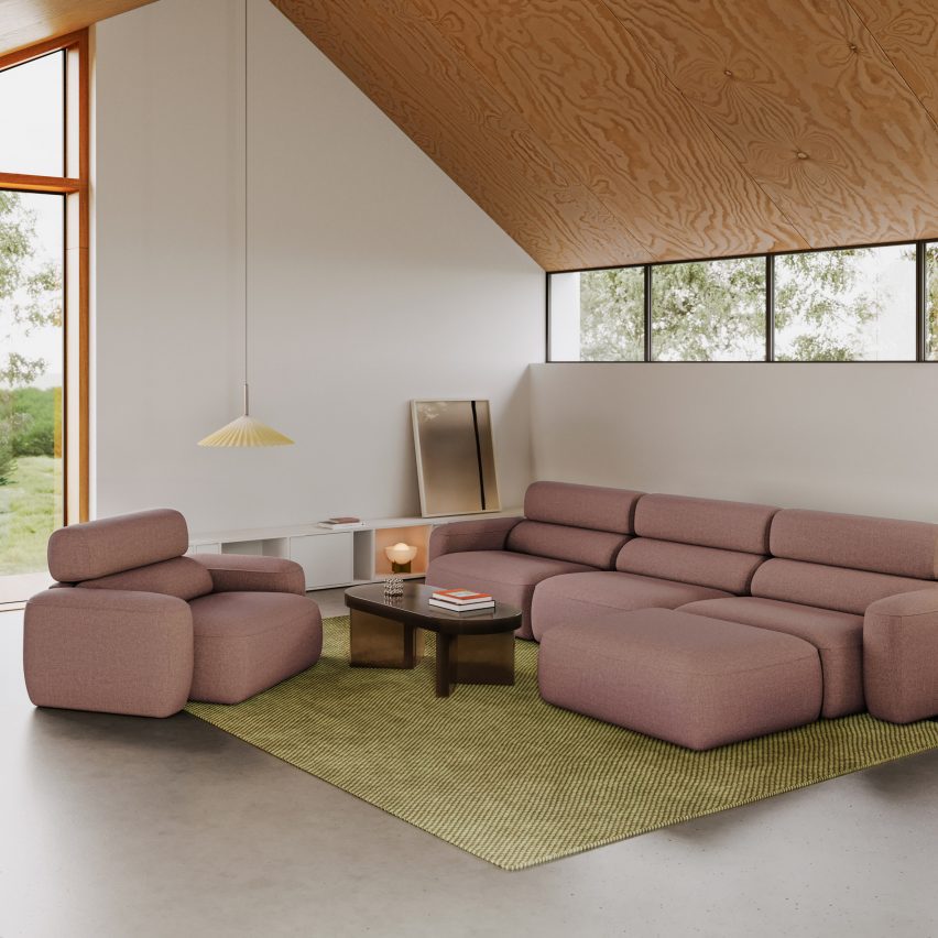 Smooth sofa by Krystian Kowalski for Tylko