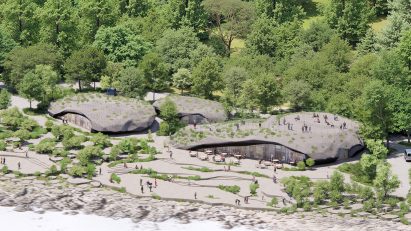 Nature Rocks visitor centre in Taiwan by MVRDV