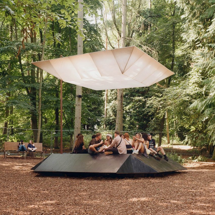 Pulse installation at Houghton Festival by EBBA's Benni Allan