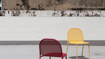 Stamping chair by Thinkk Studio