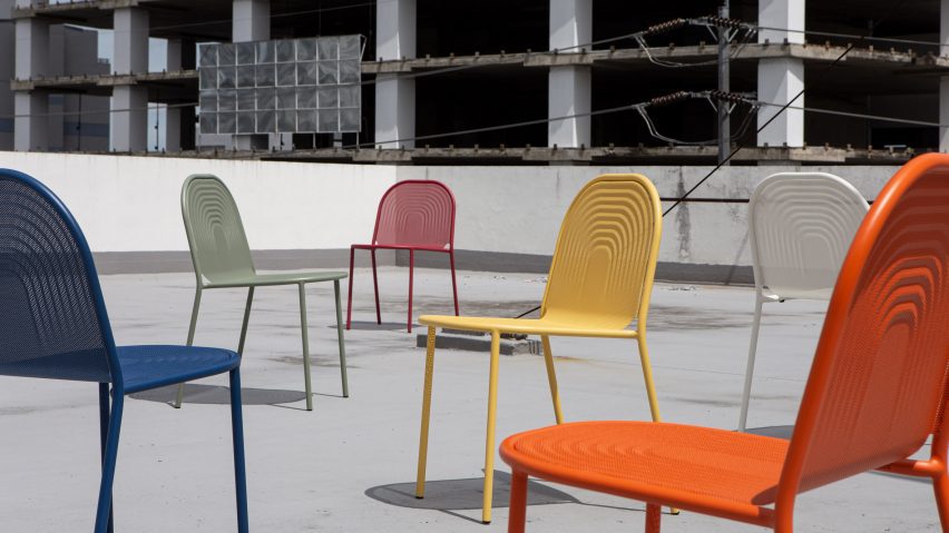 Stamping chair by Thinkk Studio