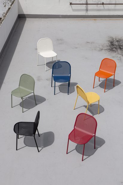 Stamping chair by Thinkk Studio