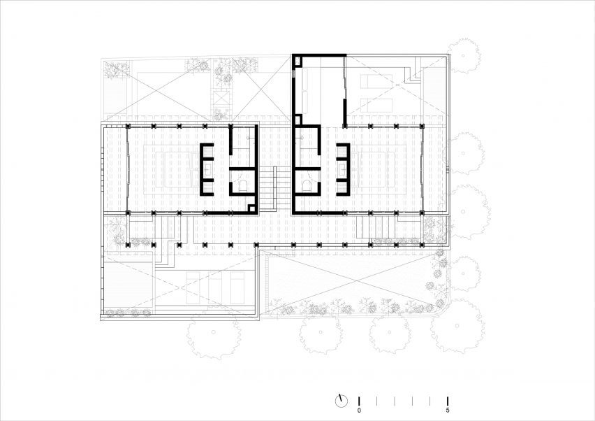 Upper floor plan