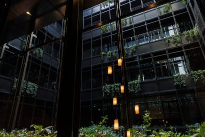 Courtyard of hotel in Tbilisi by Neri&Hu