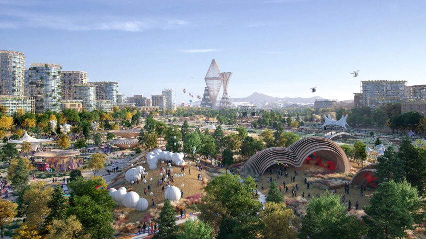 A transit hub by BIG