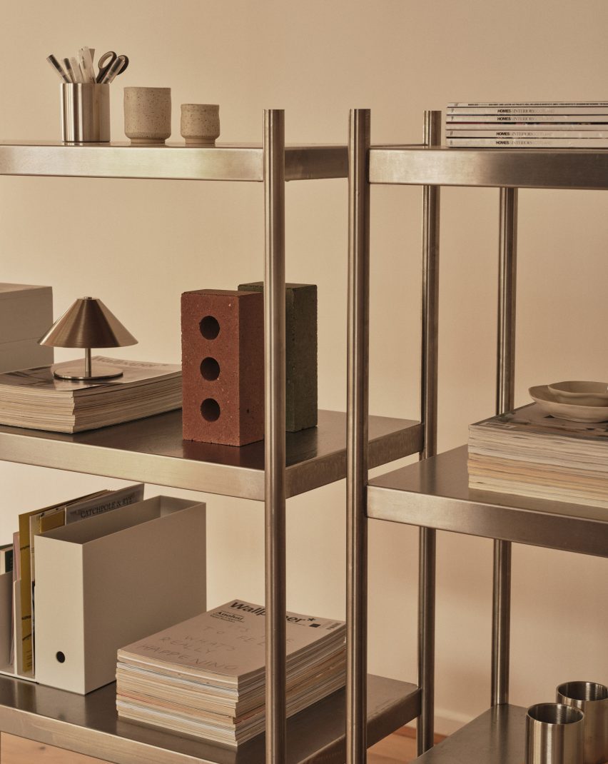 Stainless steel shelving