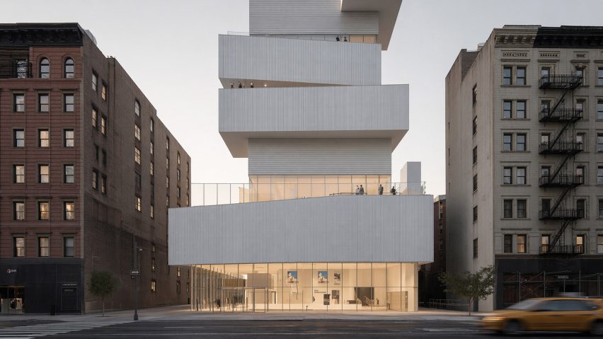 an image of a white building
