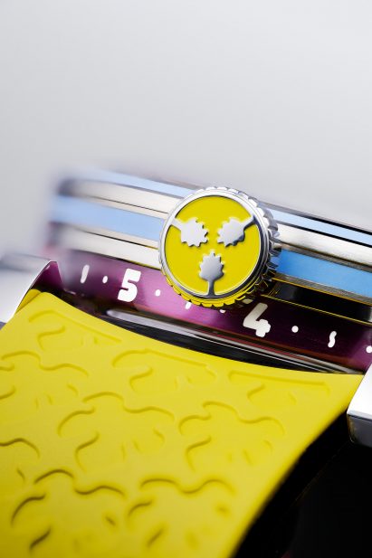 Colourful watch