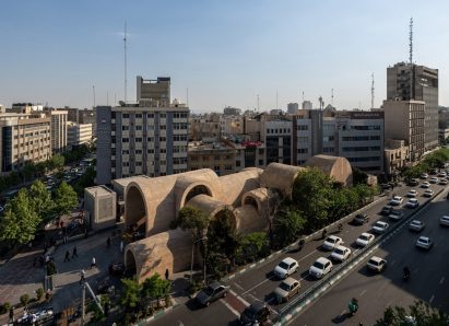Arched Tehran metro station