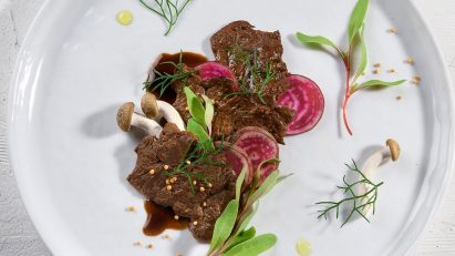 Lab-grown steak from Adelph Farm