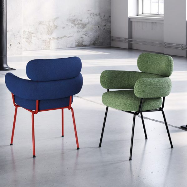 Photo of two colourful chairs