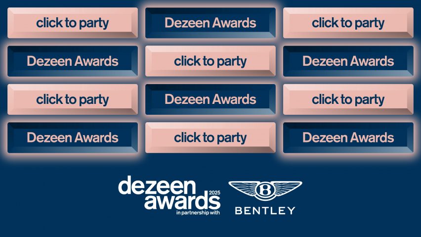 Graphic for Dezeen Awards 2025 party