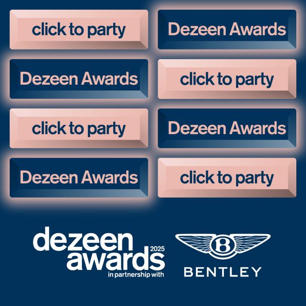 Graphic for Dezeen Awards 2025 party