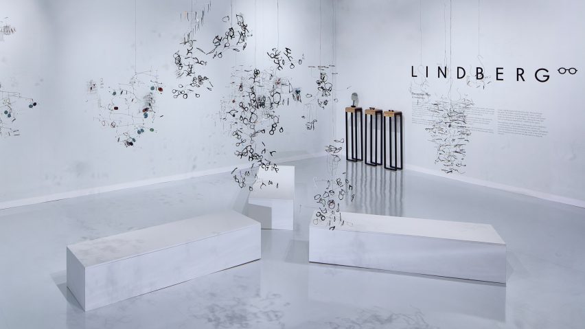 Lindberg and Yuko Nishikawa create installation from dismantled glasses
