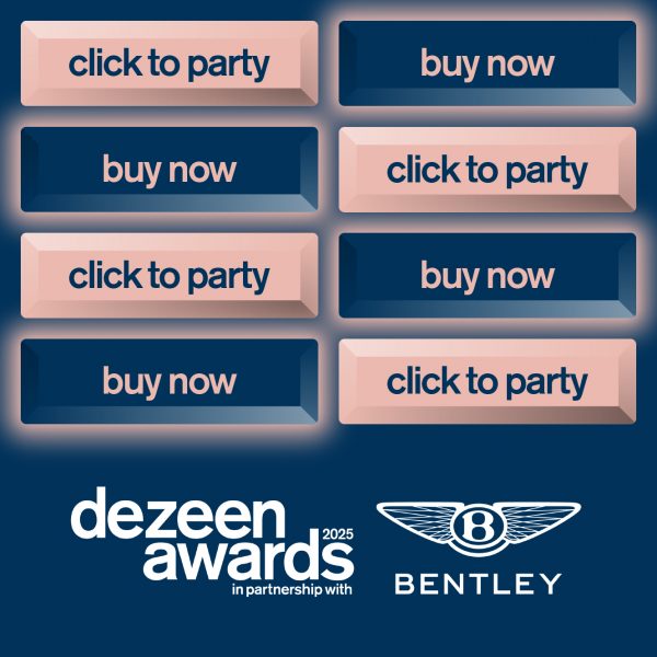 Dezeen Awards 2025 party tickets now on sale