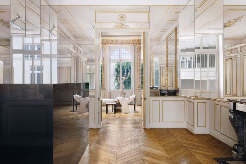 Interior of Acne HQ in Paris