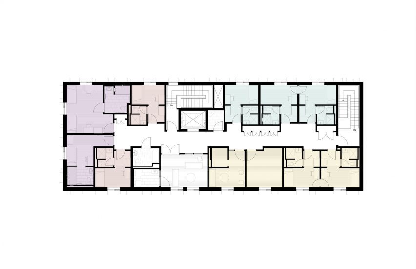 Upper floor plan