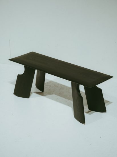 Pine bench-cum-table