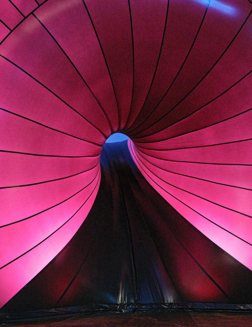 Ark Nova inflatable concert hall in Lucerne by Anish Kapoor and Arata Isozaki