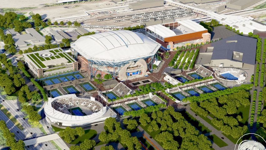 Arthur Ashe stadium renovation by WSP and Rossetti