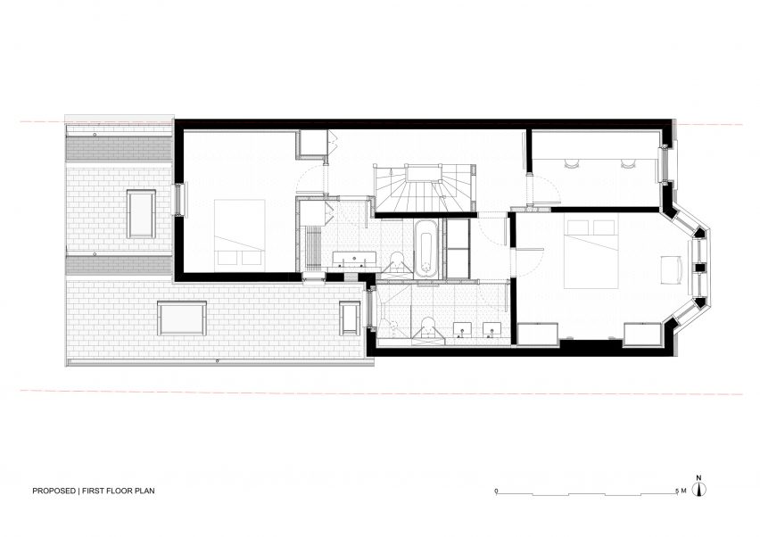 Plan of Twin Pitches by Atelier Baulier