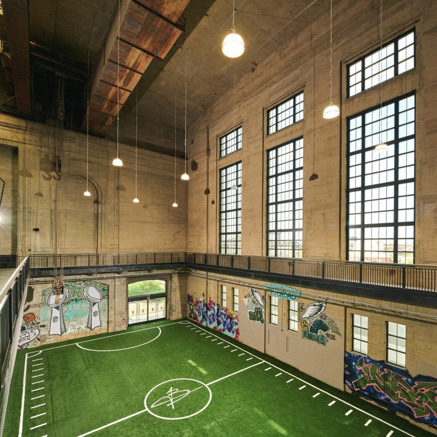Ballers Philadelphia in a reused power station