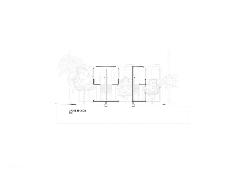Section of Blok Three Sisters by Vokes and Peters and Blok Modular