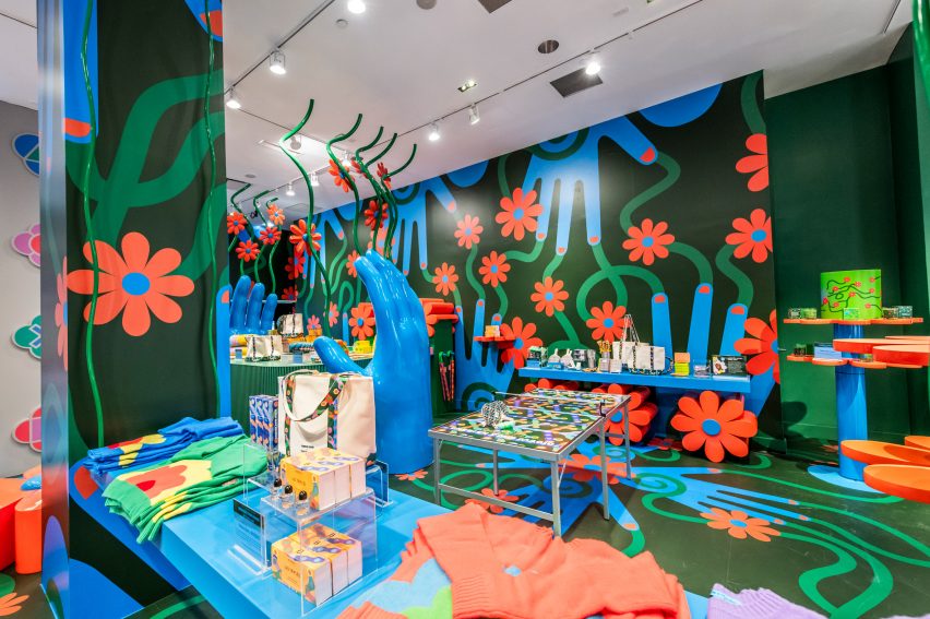 Facade and Carousel takeover by Yinka Ilori