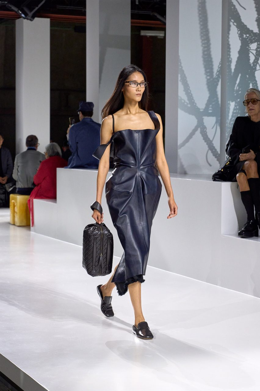 Bottega Veneta leather dress
