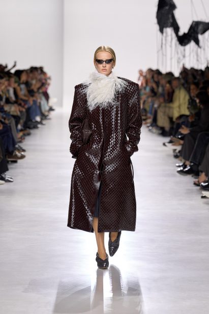 Bottega Veneta leather coats