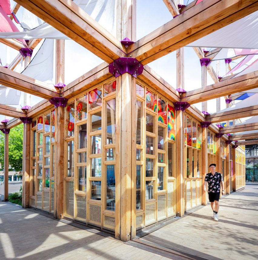 Bouwurk temporary festival venue by Overtreders W