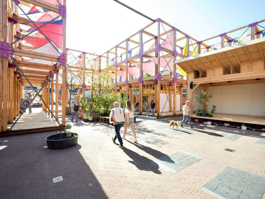 Bouwurk temporary festival venue by Overtreders W