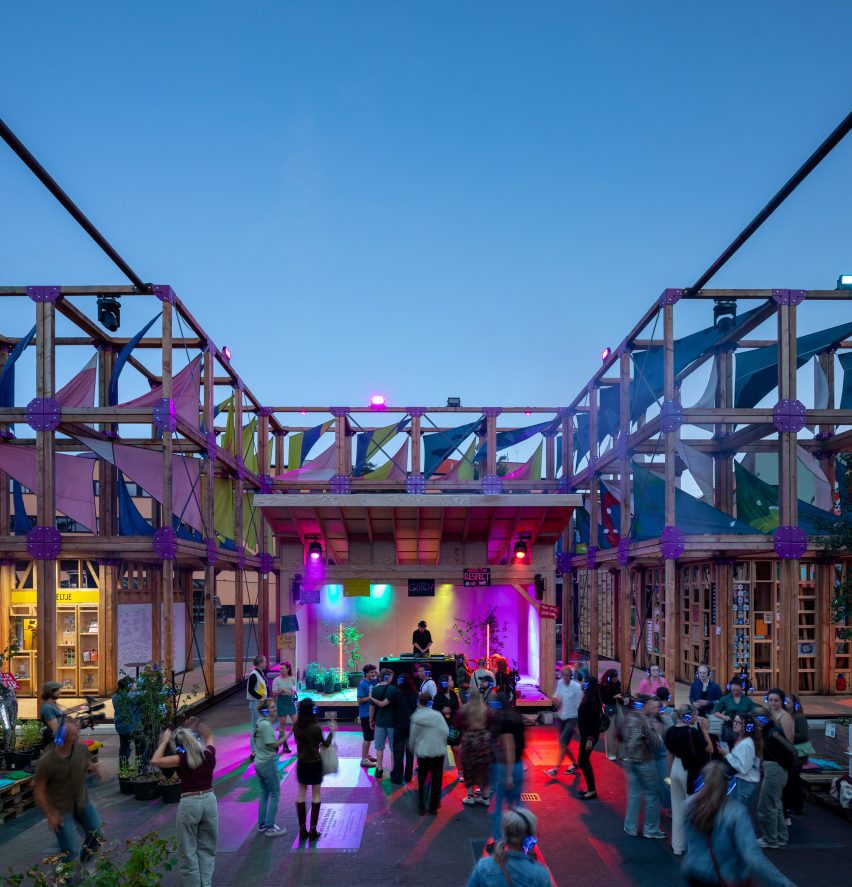Bouwurk temporary festival venue by Overtreders W