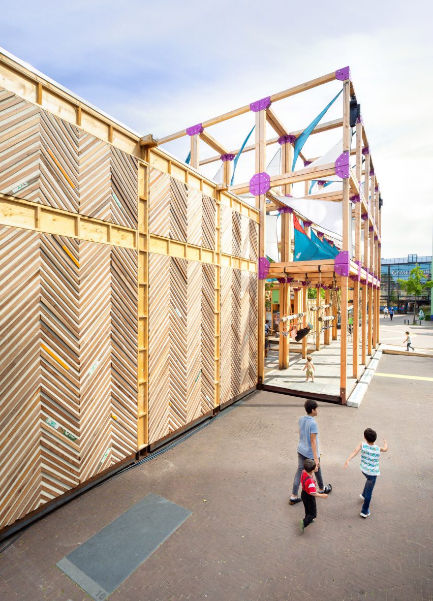 Bouwurk temporary festival venue by Overtreders W