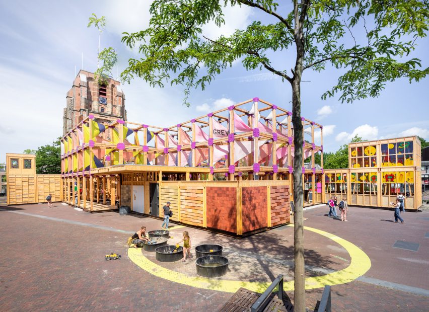 Bouwurk temporary festival venue by Overtreders W
