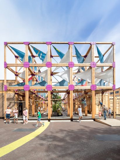 Bouwurk temporary festival venue by Overtreders W