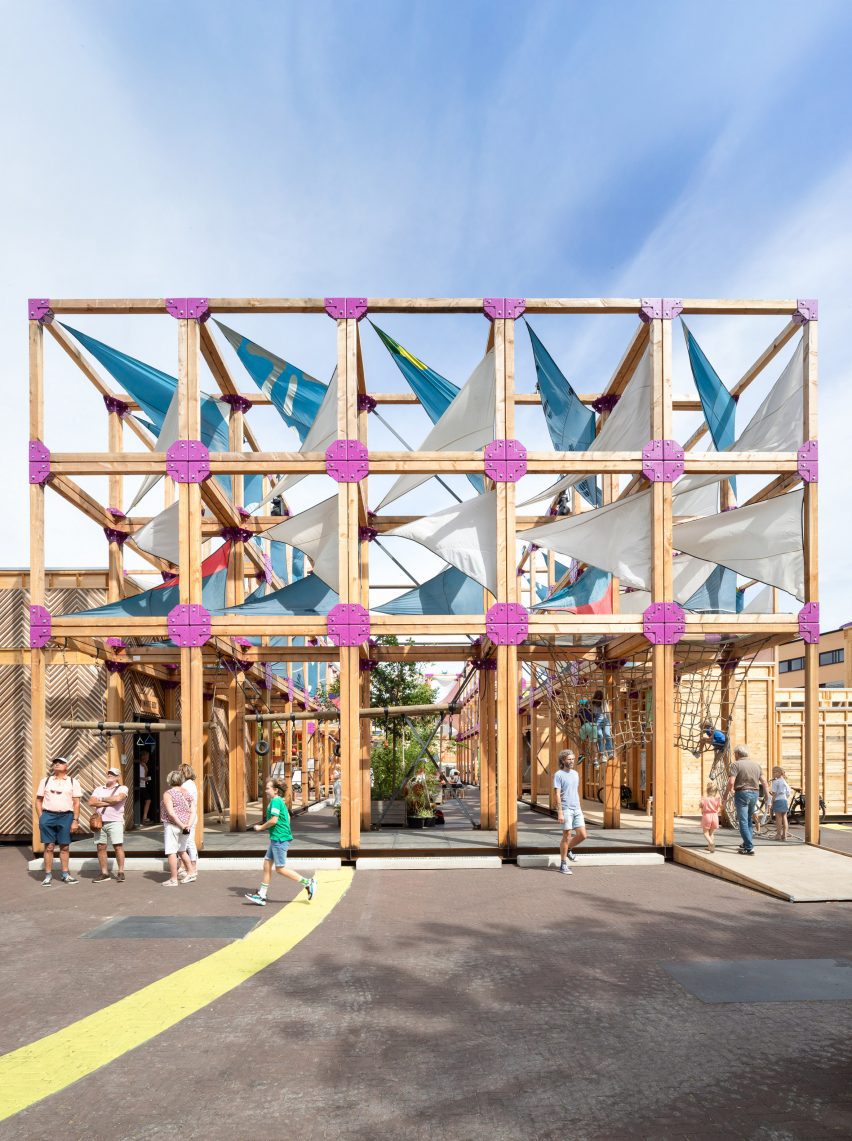 Bouwurk temporary festival venue by Overtreders W