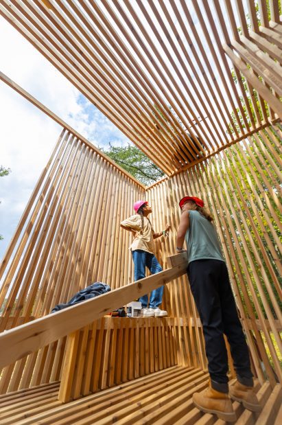 BuildFest installation at The Bethel Woods Art and Architecture Festival