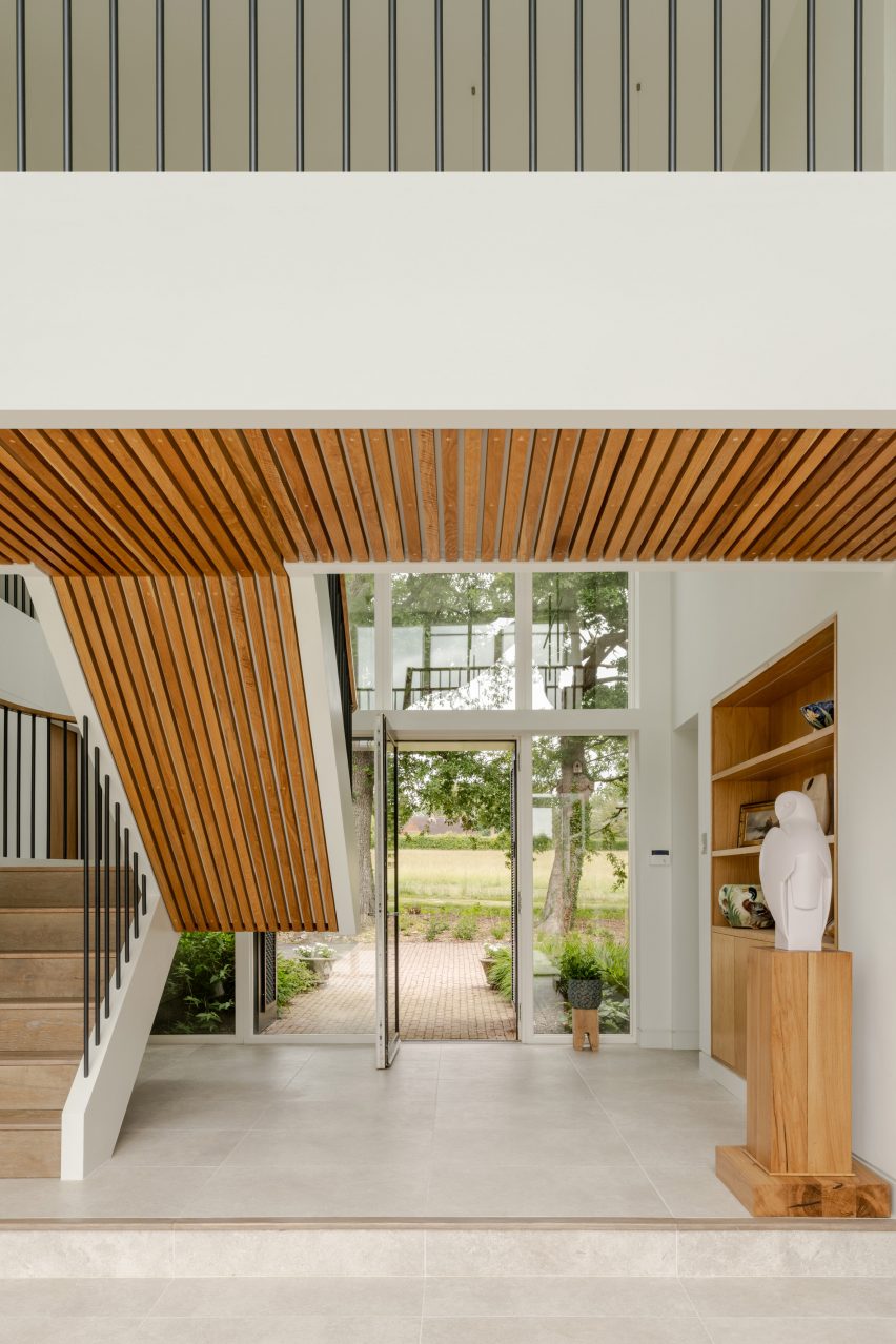 Underside of staircase in Bulls Barn house by Selencky Parsons